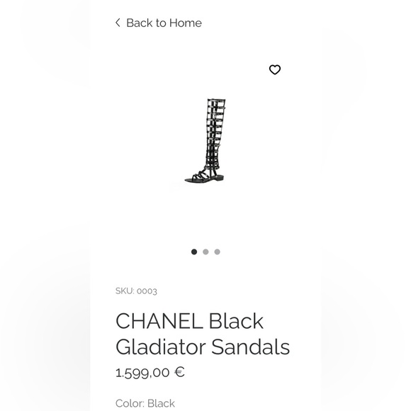 Chanel Knee-High Gladiator Sandals - Picture 16 of 16